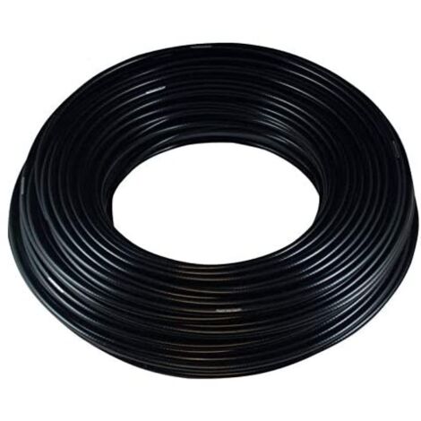 GUAINA CAVO NERO DIAMETRO 8MM TAGLIAERBA TOSAERBA TRATTORE TRATTORINO ZAPPATRICE TUBO GIARDINO