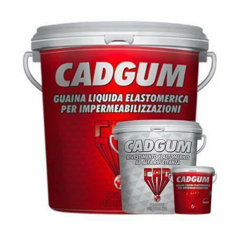 Multichimica multigum 5lt guaina liquida elastomerica impermeabilizzante,  formato da 5lt, colori disponibili bianca