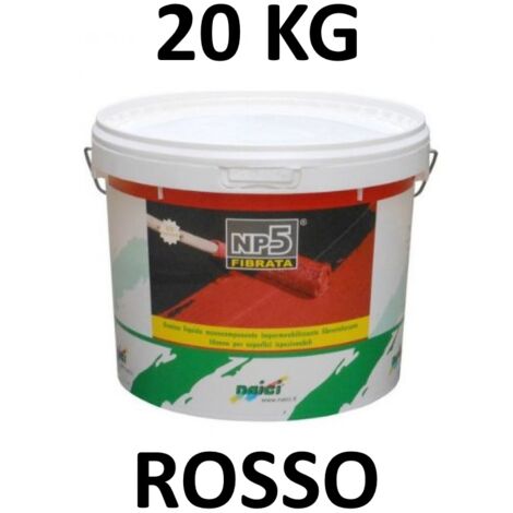 Guaina liquida colorata np5 20kg rossa