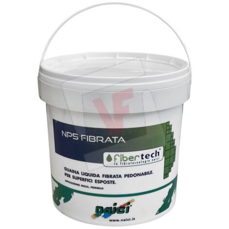 GUAINA LIQUIDA FIBRORINFORZATA DA KG. 5 IMPERMEABILIZZANTE NAICI