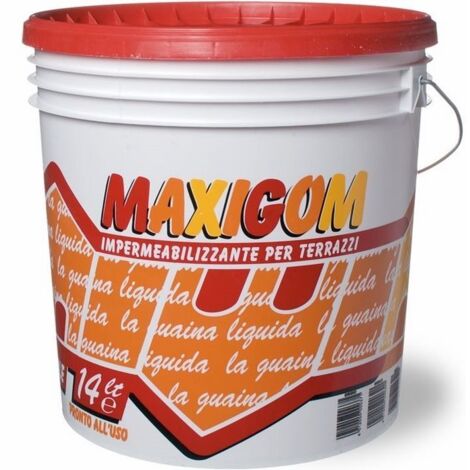 GUAINA liquida impemeabilizzante calpestabile MAXIGOM LAIV LT.13 diversi colori