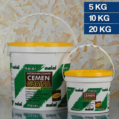 GUAINA LIQUIDA IMPERMEABILIZZANTE CEMENGUAINA PEDONABILE BICOMPONENTE 26078V KG 5 (26078)