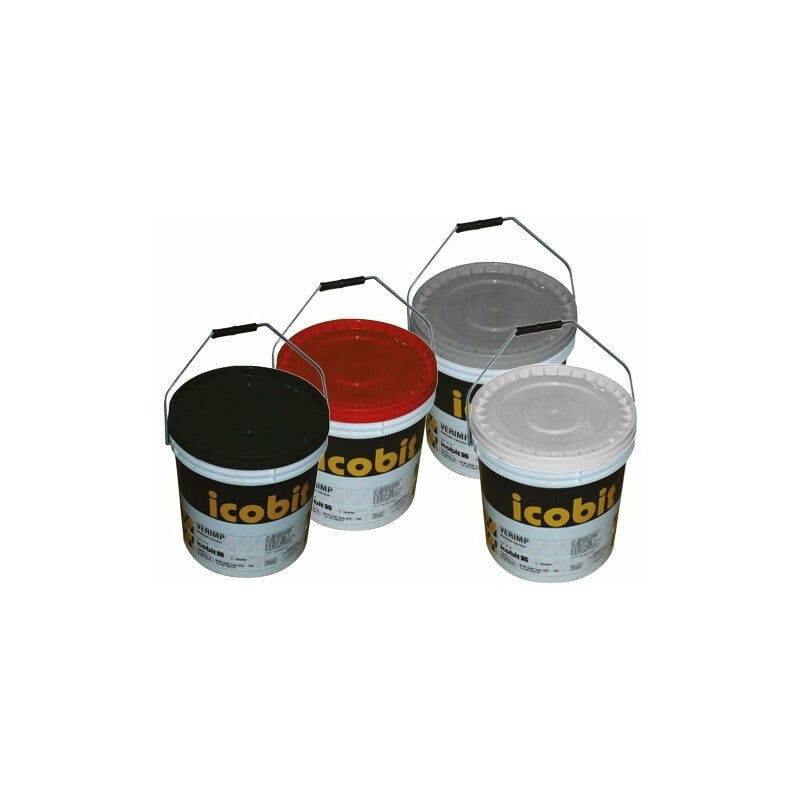 Icobit - Guaina liquida impermeabilizzante Verimp in vari colori - 5 Kg. Black