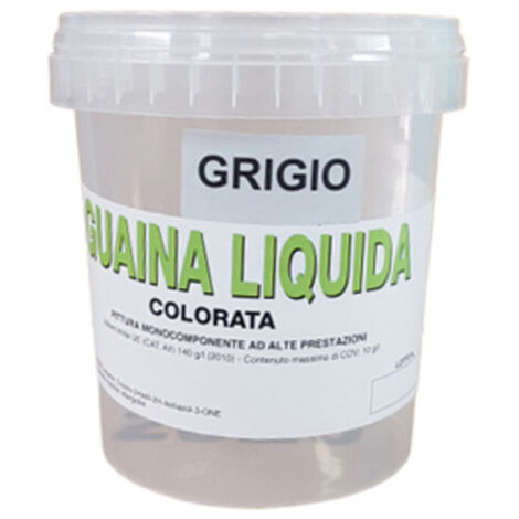 GUAINA LIQUIDA RESINOSA GRIGIO  1 KG- 9,0 pz