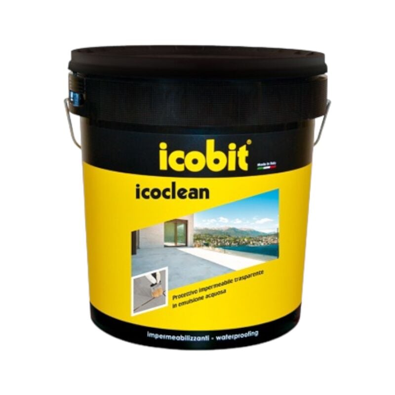 Guaina liquida rivestimento trasparente per calcestruzzo pronto all'uso Icobit Icoclean - 0.8 kg