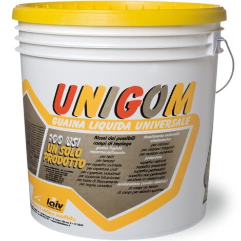 GUAINA LIQUIDA UNIGOM  4KG BIANCO V