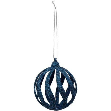 Guaina natalizia a onda blu 80 mm - Atmosphera créateur d'intérieur