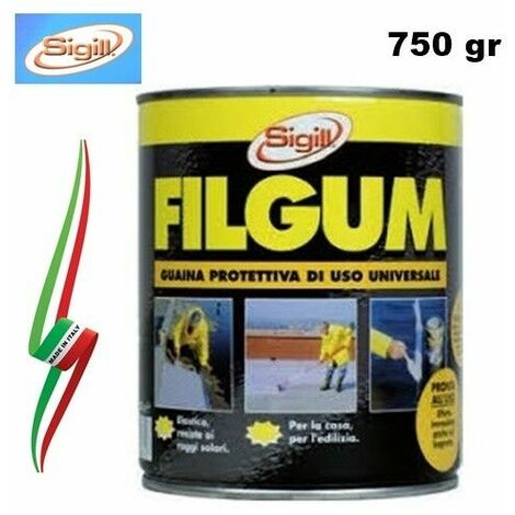 PIGAL GUAINA A SPATOLA/PENNELLO FILGUM 4 KG IMPERMEABILIZZANTE TERRAZZI SIGILL