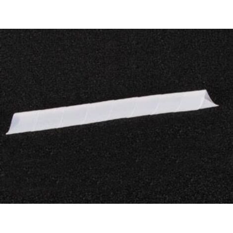 Guaina protettiva Spiralee da 10 m / ø15 mm (bianco trasparente)