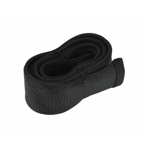GUAINA RACCOGLICAVO C/ZIP D 25MMX1,5M NERO