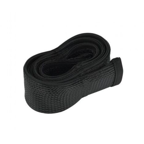 GUAINA RACCOGLICAVO C/ZIP D 25MMX1,5M NERO