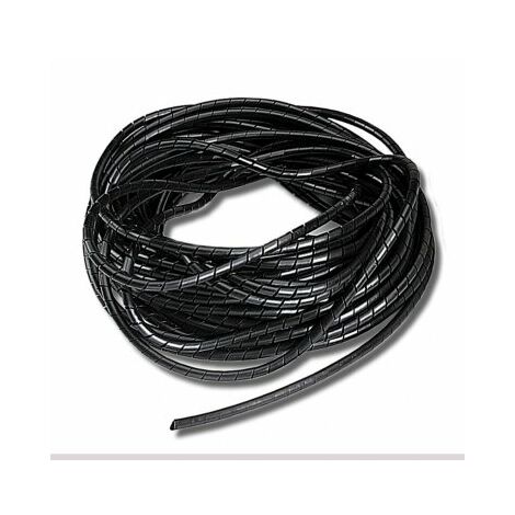 Guaina Spiralata Ø 9÷50 mm, Nero, Matassa 25 metri