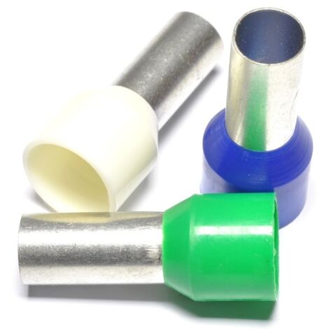 Guaina terminale per cavi isolata TI 6mm2/12mm stagnata gialla TI6L12 /100 pezzi/