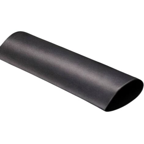 Guaina termorestringente nera in barre da 1,2 m poliolefina reticolata diametro 9,5 millimetri - confezione 1