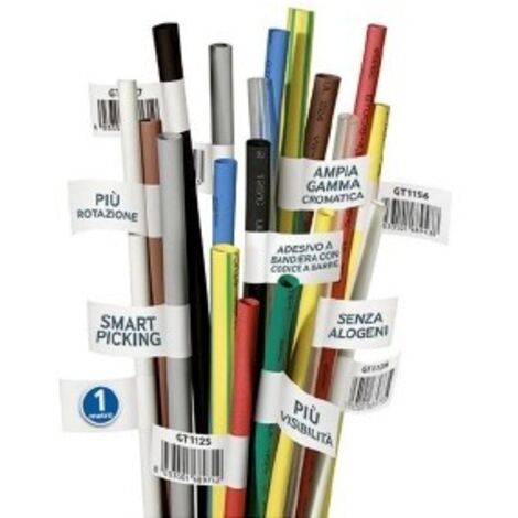 Guaina Termorestringente Rossa 1M Gtuc/B-6.4/3.2-Rd ( ETELEC cod. GT1119 )