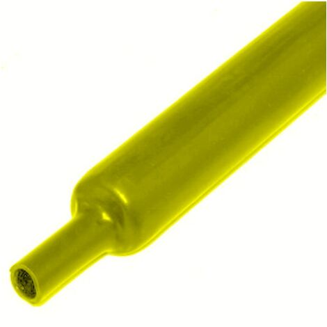 Guaina Termorestringente senza Colla diametro 19,0mm 2:1 Giallo