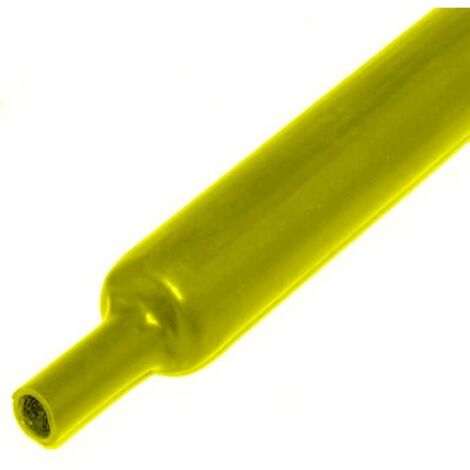 Guaina Termorestringente senza Colla diametro 3,2 mm 2:1 Gialla
