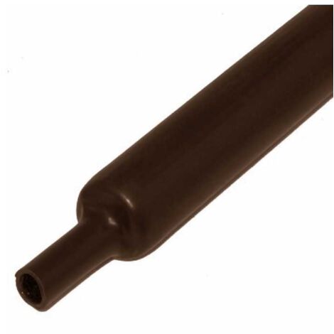 Guaina Termorestringente senza Colla diametro 6,4mm 2:1 Marrone
