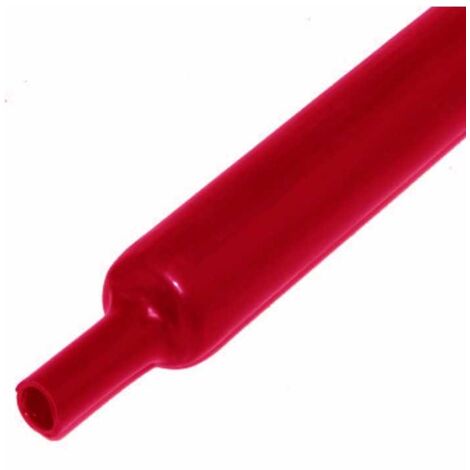 Guaina Termorestringente senza Colla diametro 6,4mm 2:1 Rosso