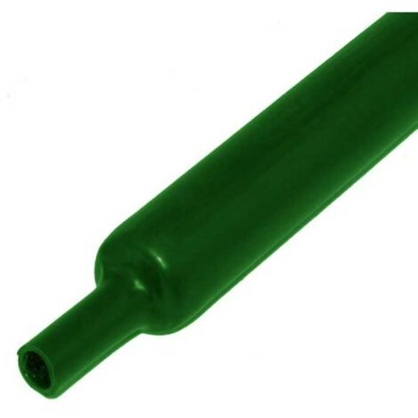 Guaina Termorestringente senza Colla diametro 9,5mm 2:1 Verde