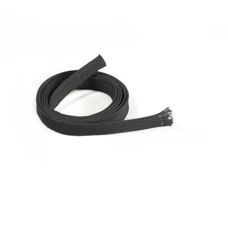 Guaina Trecciata in poliestere per cavi elettrici flessibile resistente -100 m / 5-12