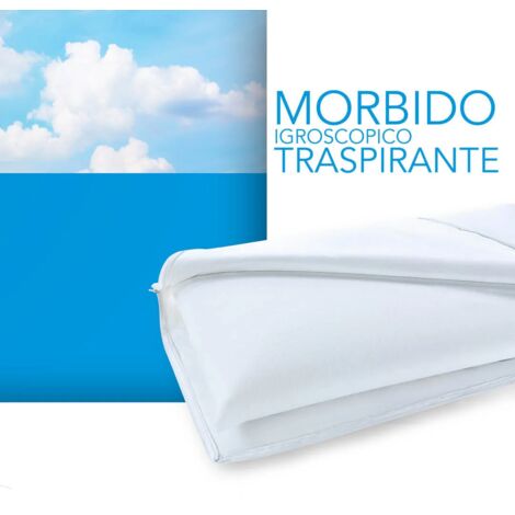 Guanciale a saponetta Cloud in memory foam 72.00 x 42.00