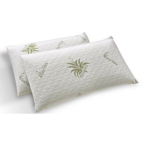 TEZETA Guanciale Aloe 50x80 Cuscino con Federa in Aloe e Imbottitura di Poliestere