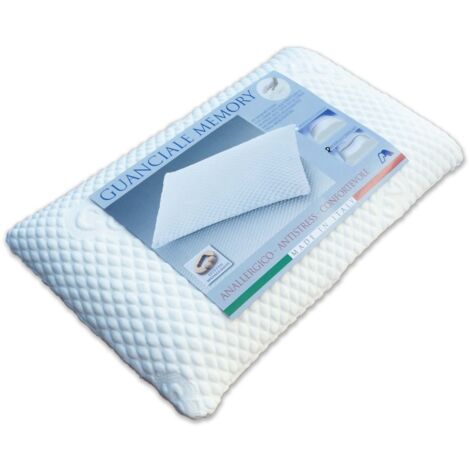 GUANCIALE DE LA MÉMOIRE DE LA SPHÈRE ANTI-ACARIENS, ANTI-ALLERGIQUE MOD. SAVON