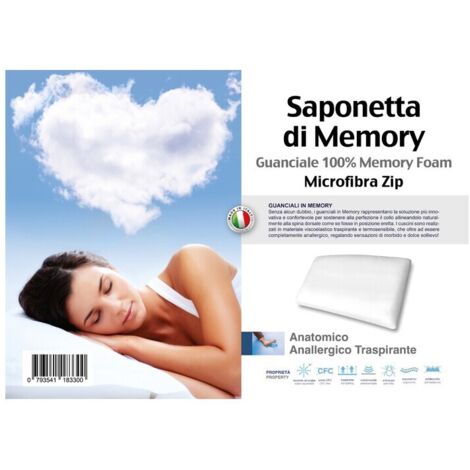GUANCIALE MEMORY FOAM SAPONETTA H.13