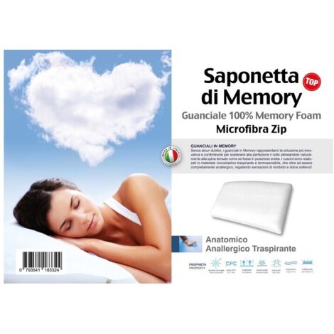 GUANCIALE MEMORY FOAM SAPONETTA H.15