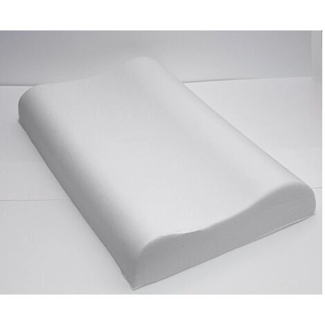 guanciale ortocervicale in memory foam "onda" 66x42 cm