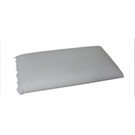 Guanciale trapuntato imbottito con vero fiocco di memory 75x45 cm
