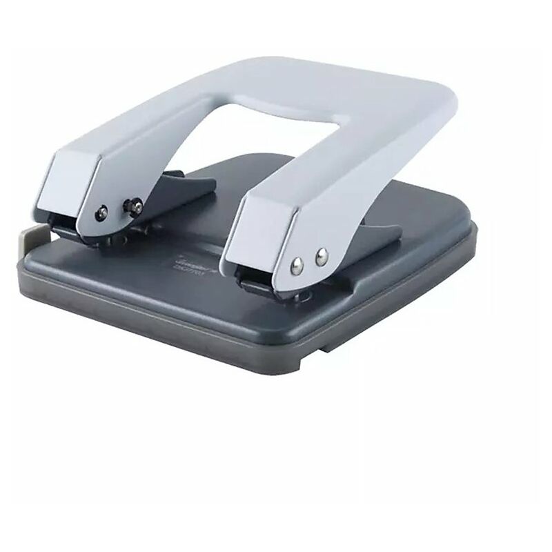 

Mini perforadora de doble agujero de metal portatil de alta calidad material de oficina escolar 32 hojas de apertura de 6 mm,Gris - Guangbo