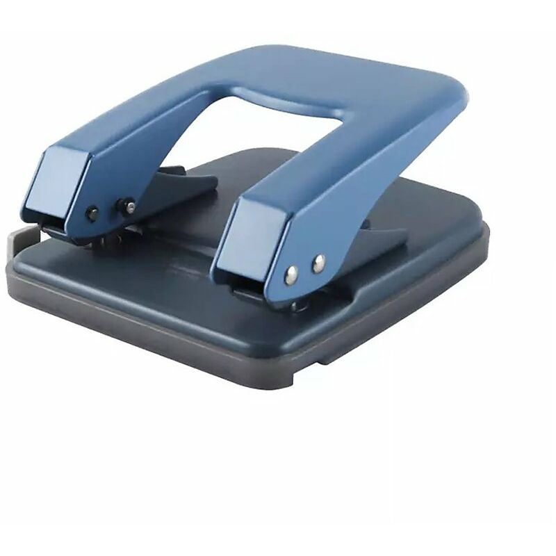 

Mini perforadora de doble agujero de metal portatil de alta calidad material de oficina escolar 32 hojas de apertura de 6 mm,Azul - Guangbo
