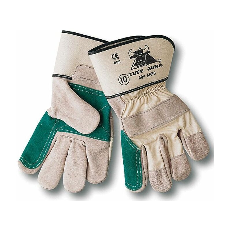 

Guante Siderurgia L09 Americano Reforzado Serraje/Lona Gris/Verde - Juba