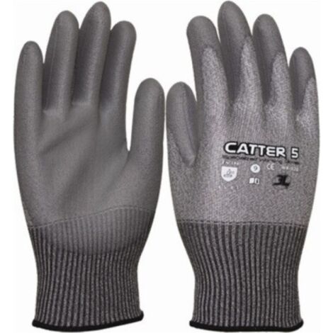 Guante Anticorte M08 Palma Poliuretano Catter5 Fibra Vidrio 3L