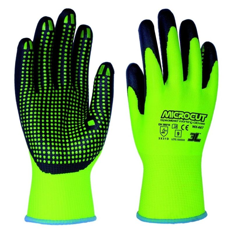 

Miscelánea - Guante anticorte s07 3l nitrilo con dots ama microcut