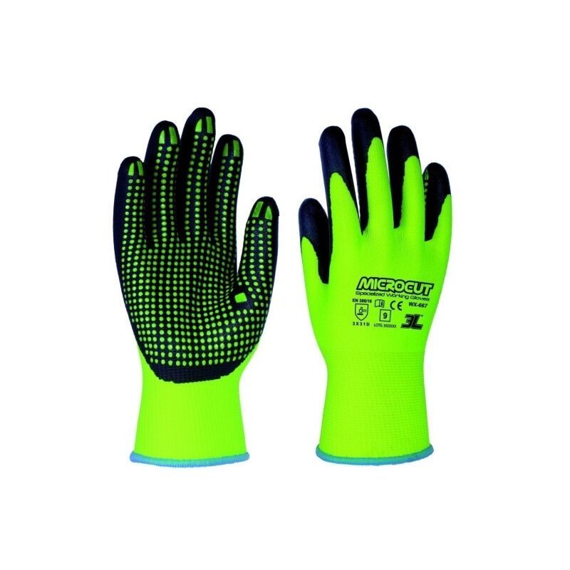 

Guante Anticorte S07 Nitrilo Con Dots Ama Microcut - 3L