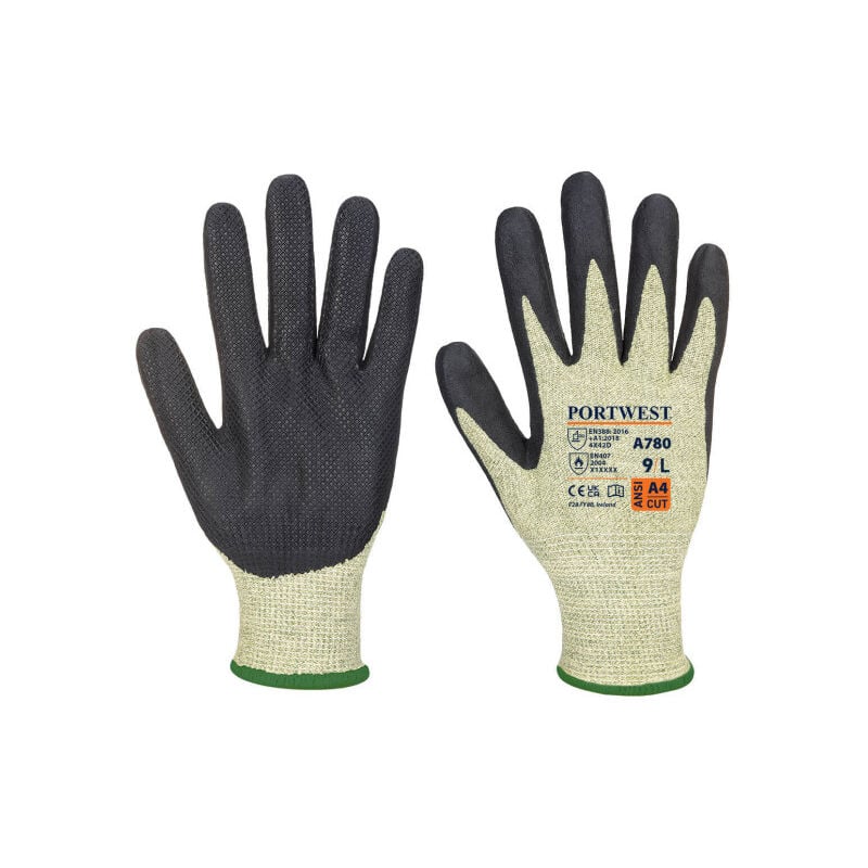 Guantes contra arco eléctrico Arc Grip Verde/Negro Portwest A780 l