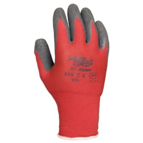 Guante bric s07 p/latex feel&grip poliam ro/gr juba