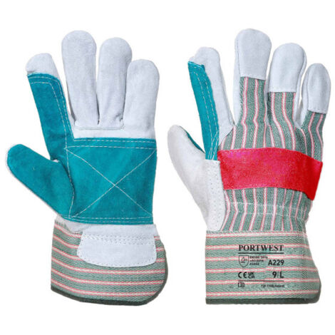 Guante Clásico Rigger con Doble Palma - Alta Protección / Verde / XL