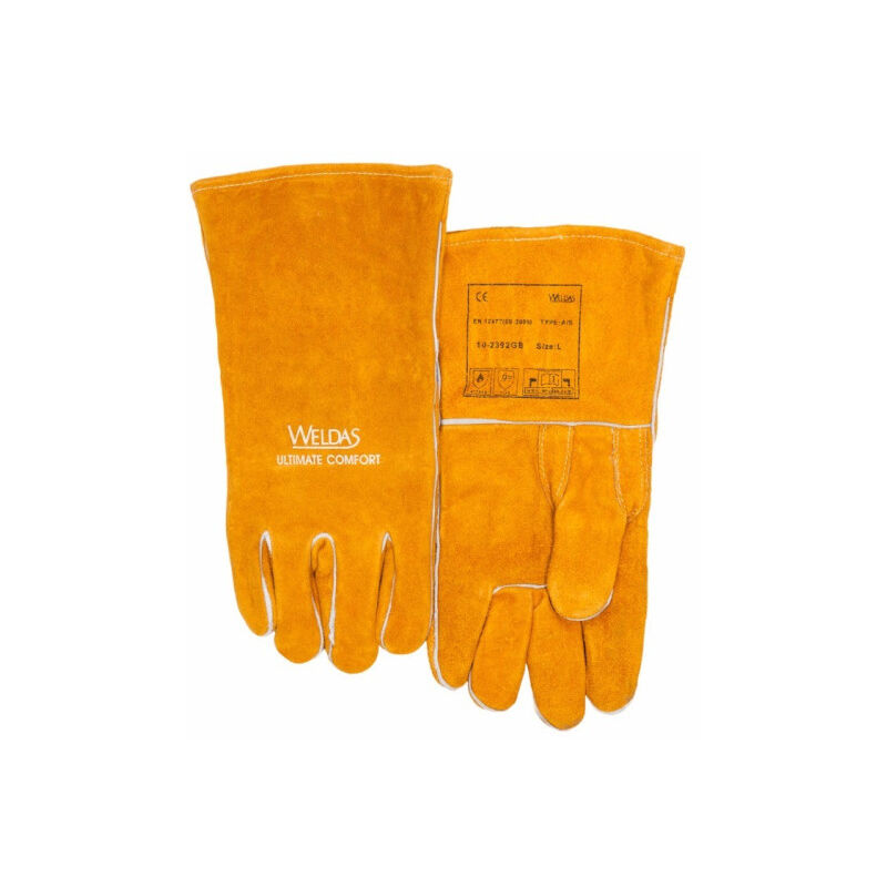 

Guante para soldador con pulgar recto Golden Brown | L - Weldas