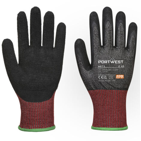 Guante CT200 AHR13 de látex resistente al corte F, galga 13 A671 XL