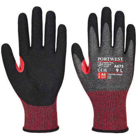 Guante CT200 AHR18 corte F visibilidad radical con poca luz A673 XXL