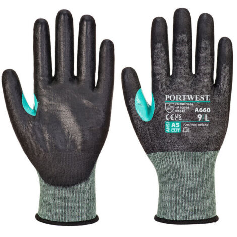 Guante CT200 VHR18 de PU resistente al corte galga 18 A660 XS