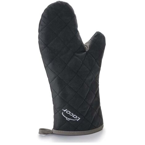 Guante de Cocina Lacor  Retardante a Llamas  Tela  Negro  36 cm  Guante térmico profesional  Lacor