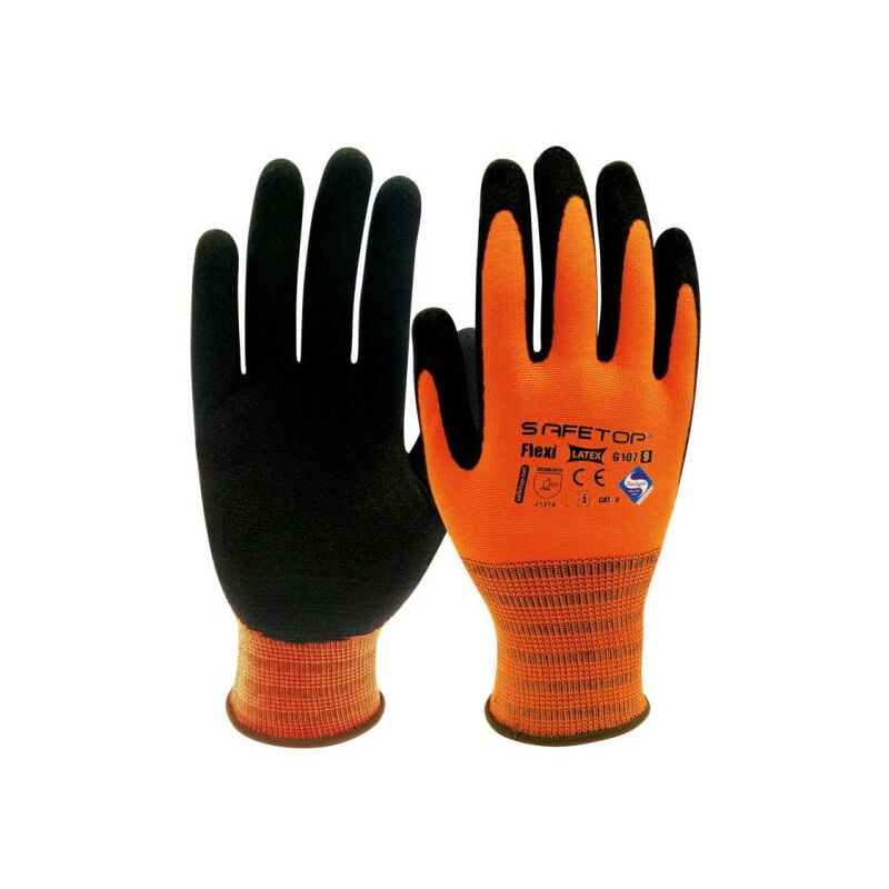 

Guantes de látex Flexi Latex (12 pares) | 9 - Safetop