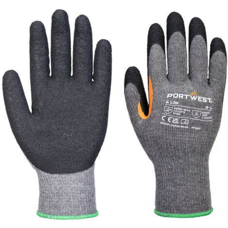Guante de manipulación pulgar reforzado con látex Grip 10 Dext 5 A106 (12 pares) XXL
