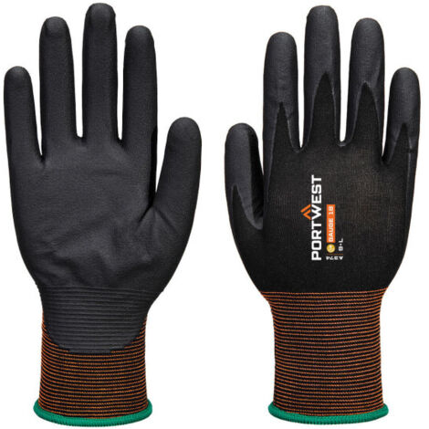 Guante de microespuma de nitrilo GP Grip 18 A374 XS Negro