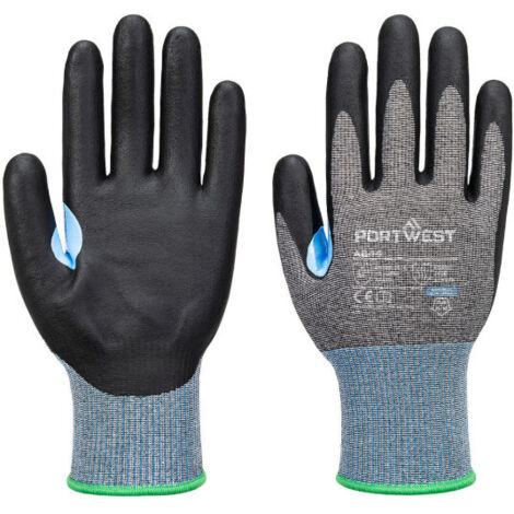 Guante de nitrilo CS Cut D15 A644 XXL Gris/Negro